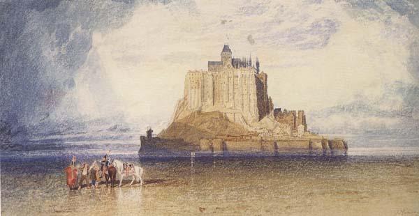 John sell cotman Mont St.Michel,Normandy (mk47) oil painting image